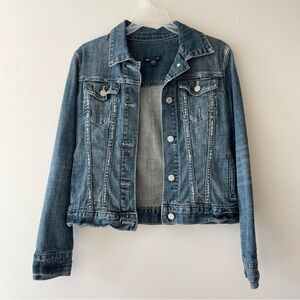 Gap Blue Denim Women’s Jean Jacket Size Small